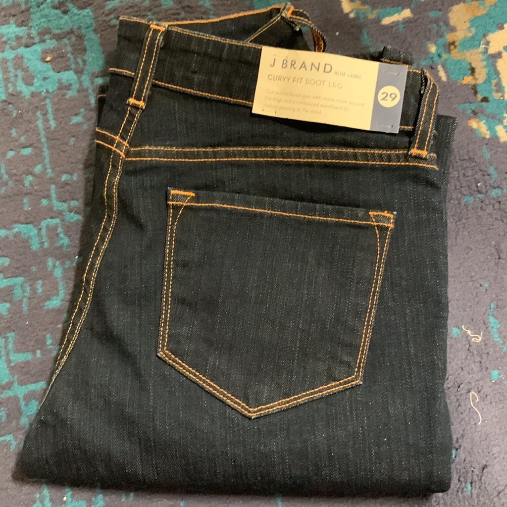J Brand Blue Label Curvy Fit Boot Leg Ink